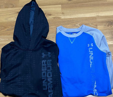 BOYS UNDER ARMOUR COLD GEAR HOODIE SHIRT LOT SIZE M MEDIUM