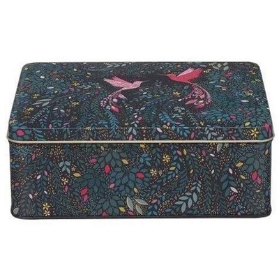 Sara Miller India Design Vorratsdose tief rechteckig Stahl 20 x 15 x 7 cm