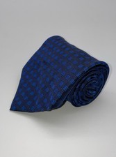 Lauren Ralph Lauren Mens Silk Tie Blue Plaid Formal USA Made