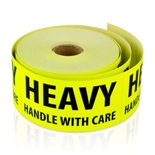 1200 Heavy Handle with Care Stickers - 2 x 4 inch, Handle with Care - Heavy L...