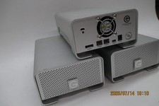 LOT-3 G-Technology 4TB G-RAID USB2.0 HDD ARRAY 0G00273 *HEALTH VARIES* T5-E12