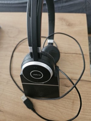 Jabra Evolve 65 Headset Stereo Kopfhörer + Ladestation / On Ear Wireless