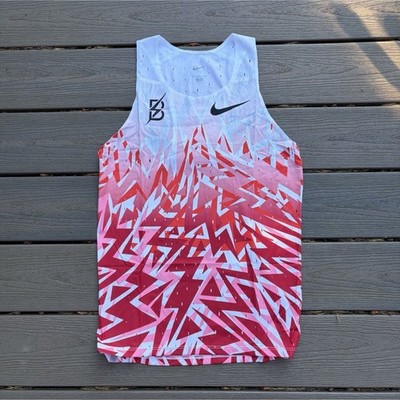 Nike Bowerman TC Pro Singlet Red/White Size S