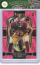 2025 Panini Select #187 Josh Conerly Jr. Pink Prizm Shock