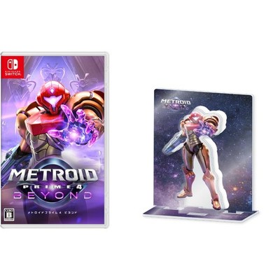 (JAPAN) Switch video game Metroid Prime 4: Beyond + Acrylic Stand (Samus) - SW