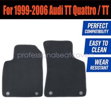 Fits Audi TT MK1 1999-2006 Fully Tailored Premier Car Mats in Black | UK