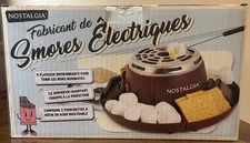 Nostalgia Tabletop Indoor Electric S'mores Maker Smores Kit Seal NIB