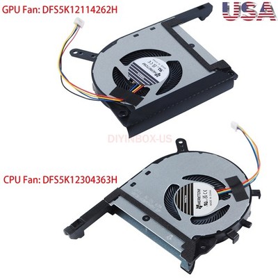 CPU GPU cooling fan for ASUS Strix TUF 6 FX505 FX505G FX505GE FX505GD FX505GM