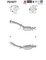 Partikelfilter FÜR Nissan Qashqai I (J10, NJ10) - AS FD1077