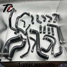 Black no logo For Subaru Legacy Outback 3.0L 2003-2009 Silicone Coolant hose