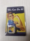 320COINS ROSIE THE RIVETER WWII 1 GRAM 999 FINE SILVER BAR IN ART CARD COLORIZED