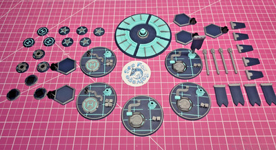 BattleTech -- Circular Objectives Pack -- AS350 -- Sea Fox Salvage EXCLUSIVE!