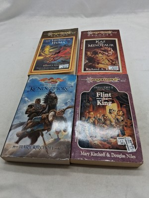 Lot of 4 Dragonlance Books, Heroes , Preludes 2, Knaack & Kirchoff
