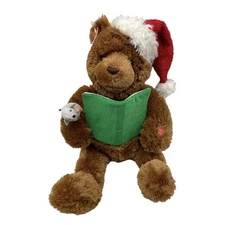 Gund Storytime Bear 2006 Animated Plush Reads Twas the Night Before Christmas