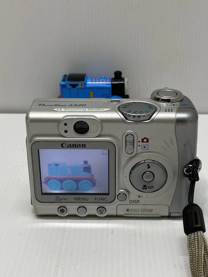 CANON PowerShot A 520 4MP Digital Camera 4xOptical Zoom In Box - Working - Image 3 of 4