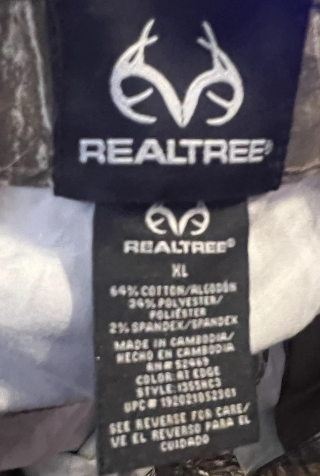 Realtree Edge Camo Pants 40/42 XLG 31”inseam NWT Flex Fabric - Image 4 of 4