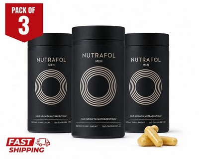Packof 3  Men's Hair Growth Total 360 Capsules Exp 06/2027 shipfrom USA
