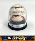 MICKEY MANTLE SIGNED AUTOGRAPHED MLB BASEBALL NEW YORK YANKEES BECKETT AUTO 8
