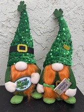 Pair Of St. Patrick  s Day Gnomes 