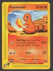 Charmander 97/165 Common Expedition Non Holo LMP Pokemon Card HQ Scan Card 2