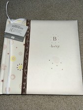 Pepper Pot Baby Large Photo Album Holds 200 Photos Pink And Brown