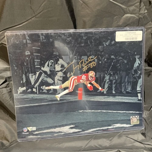 JERRY RICE Signed Autographed 11x14 Photo San Francisco 49ers FANATICS COA