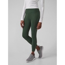 Athleta Rainier 7 8 Tight Legging Forest Green Women's Size XS