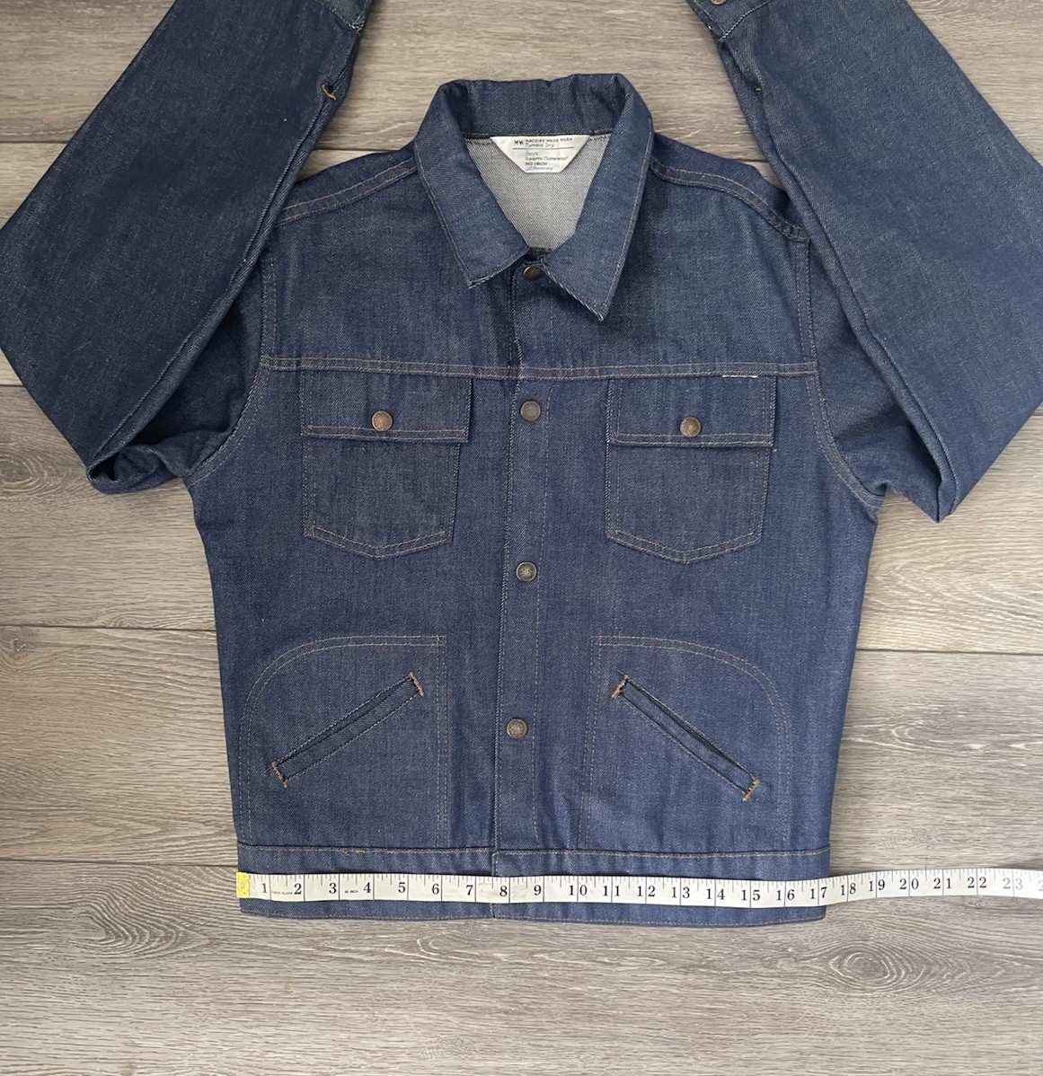 Vintage JC Penney Ranchcraft Towncraft Boys Selvedge Denim Trucker