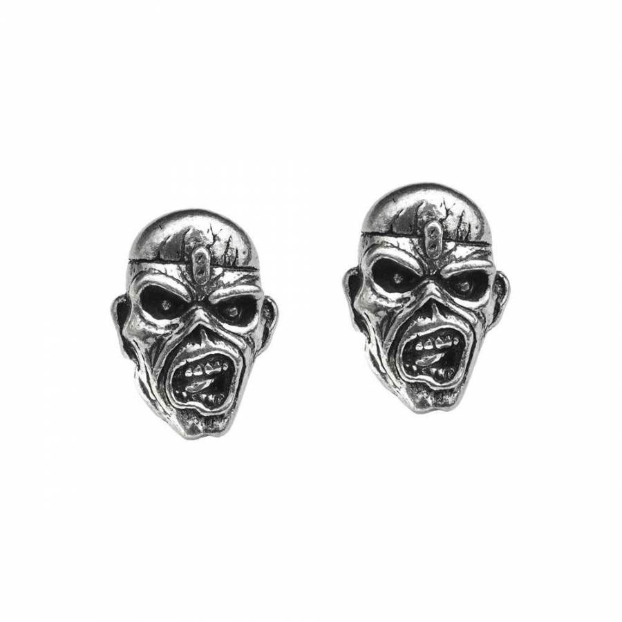 Iron Maiden Piece of Mind Eddie Earrings NEW OFFICIAL