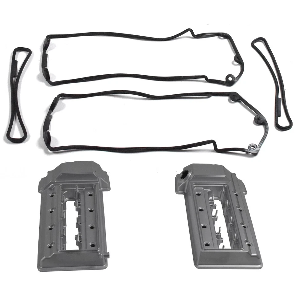 2PCS Engine Valve Cover Left & Right for BMW 540i E39 740i 740iL1998-2001 E38 - Image 3 of 4