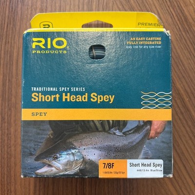 RIO Short Head Spey Fly Line 7/8F Blue Straw 44ft 13.4m