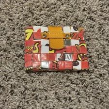 Vintage Reese's Candy Wrapper Woven Small Wallet