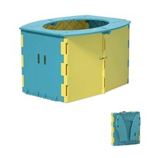 VUFVOID Travel Potty for Kids, Reusable Portable Folding Yellow