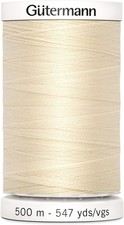 Gutermann Sew-All Thread 501-800 547 Yards Ivory Each, 800