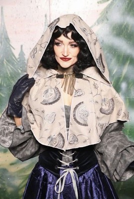 damsel in this dress Long Shawl Cloak w/Hood Frosted Fern - Day 1 Of Christmas Products – Damsel in this