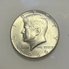 1966 Kennedy 40% Silver Half Dollar GEM BU FREE SHIPPING!