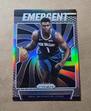 ZION WILLIAMSON ~~~ ROOKIE SILVER PRIZM ~~~ 2019 panini prizm parallel EMERGENT