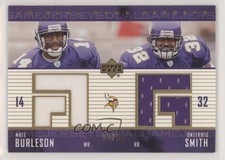 2003 Upper Deck UD Dual Game Jerseys Nate Burleson Onterrio Smith #DGJ-BS pn1