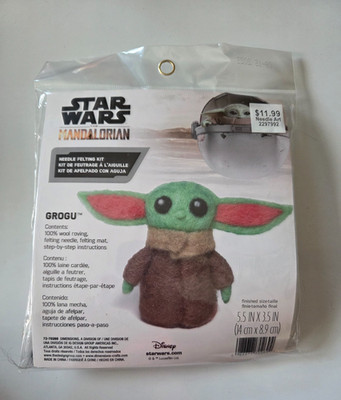 NEW Dimensions Disney Star Wars Mandalorian Grogu Needle Felting Kit