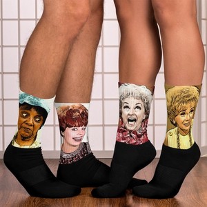 Phyllis Diller Carol Burnett Comedy Legend Women Comedian Socks