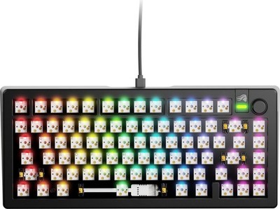 Glorious GMMK 3 75 % Custom Gaming-Tastatur - Barebone, ANSI-Layout, schwarz