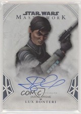 2018 Star Wars Masterwork Rainbow Foil 49/50 Jason Spisak Lux Bonteri Auto fm0