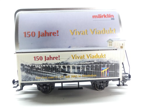 Märklin H0 SoMo Güterwagen "150 Jahre Vivat Viadukt", AC, NEM, NEU in OVP #70279 | Condition: Gebraucht