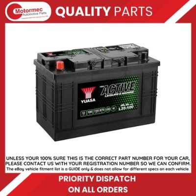 Yuasa L35-100 12V 100Ah 720A Aktive Freizeit Batterie