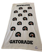 NWOT Gatorade 21x40" terry terrycloth bath sports ball towel white logo Wincraft