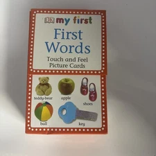 My First Touch & Feel Picture Cards: First Words (My 1st T&F Picture - GOOD