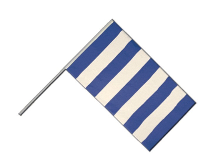 Flaggenfritze® Stockflagge Slowakei – 60 X 90 Cm, Polyester, Wetterfest – Mit Holzstab