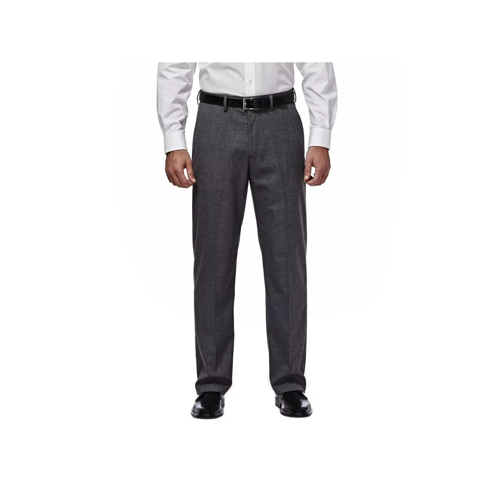 JM Haggar Men's Premium Stretch Separate Classic Fit PANTS DARK GREY SIZE36WX30L