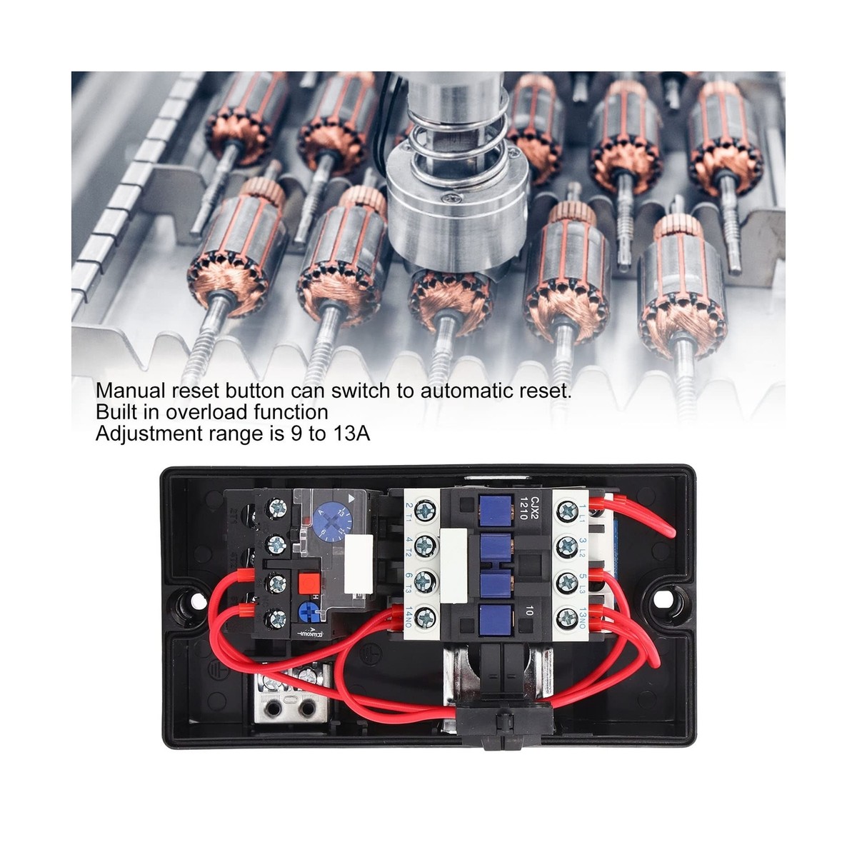 Single Phase Magnetic Switch Box,Single Phase 4HP9A 220V 230V 3
