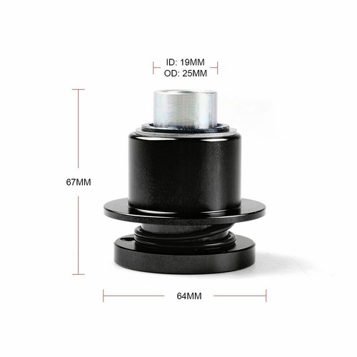 Excellent Quality 360 Steering Wheel Quick Release Disconnect Hub Black - Picture 2 of 6